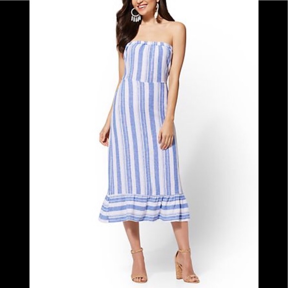 New York & Company Dresses & Skirts - .!Linen midi dress